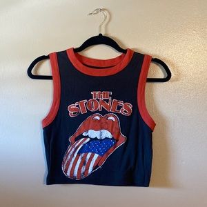 Rolling Stones crop top